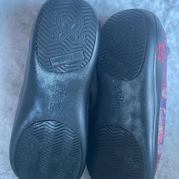 Alegria KEL-520 leather reptile prints multi color slip on Mules EUR SZ … - Picture 8 of 8